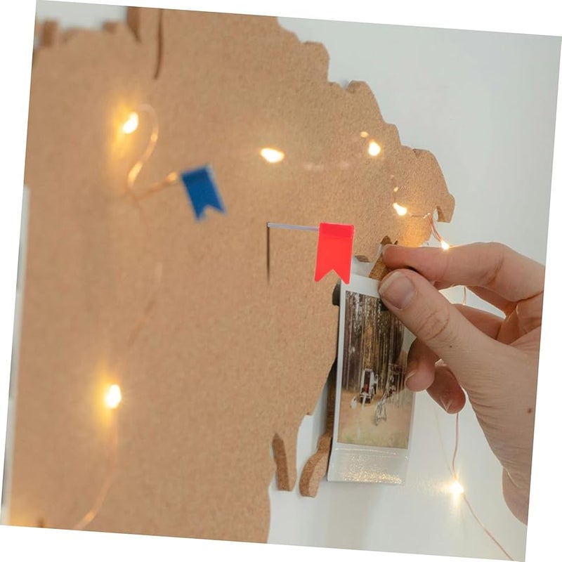 Red Push Pins 50pcs Bulletin Board Tacks for Home Office School Map Decorative - Image 5
